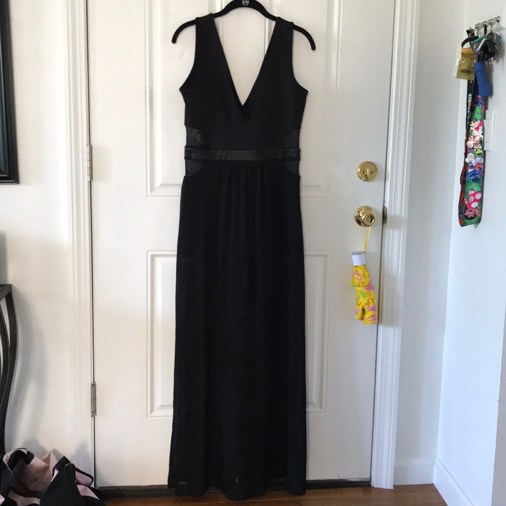 Charlotte Russe Nightclub sheer maxi romper